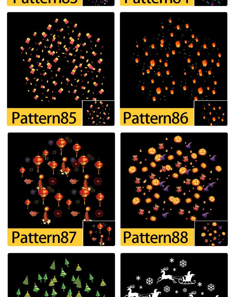Outdoor Waterproof Custom Goldfish Cloud Pattern Dynamic Fish Light Creative Projection Lighting for Garden