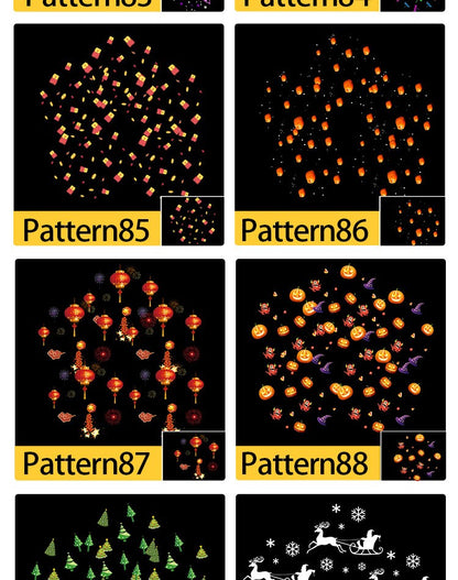 Outdoor Waterproof Custom Goldfish Cloud Pattern Dynamic Fish Light Creative Projection Lighting for Garden