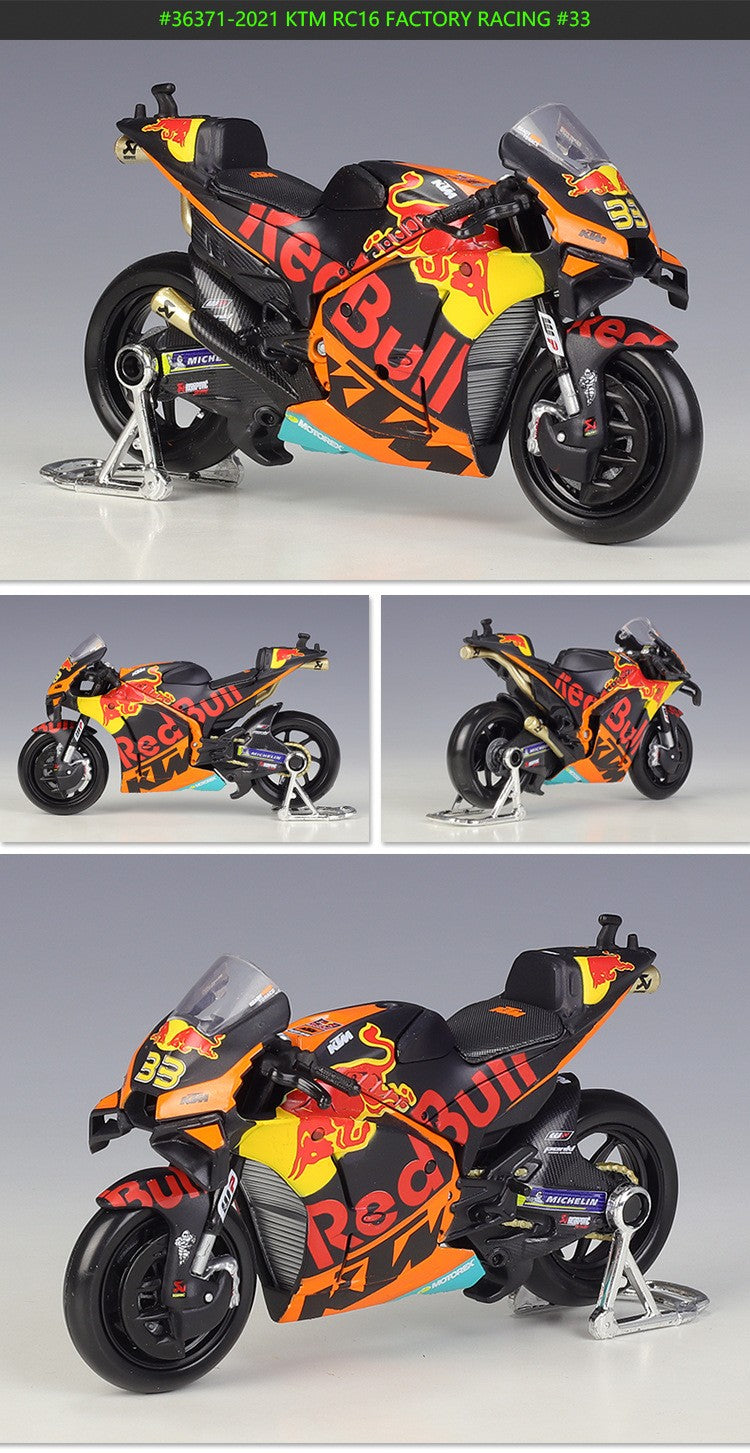 Maisto 1:18 2021 GP Racing Ducati Pramac Racing Veículos Die Cast Colecionáveis Modelo de Moto Brinquedos