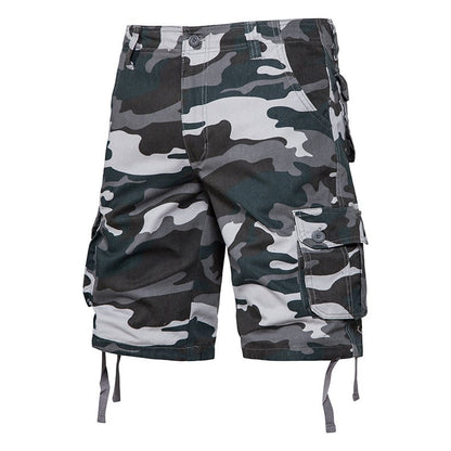 Loose camouflage beach five pants men's summer cotton thin section in the pants summer work casual shorts