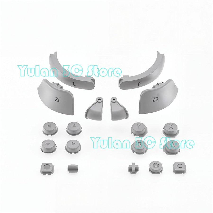 Joycon 2 Solid Color / Transparent Custom DIY Replacement Full Set Buttons for Nintendo Switch 2 Joy Con Controller Accessories