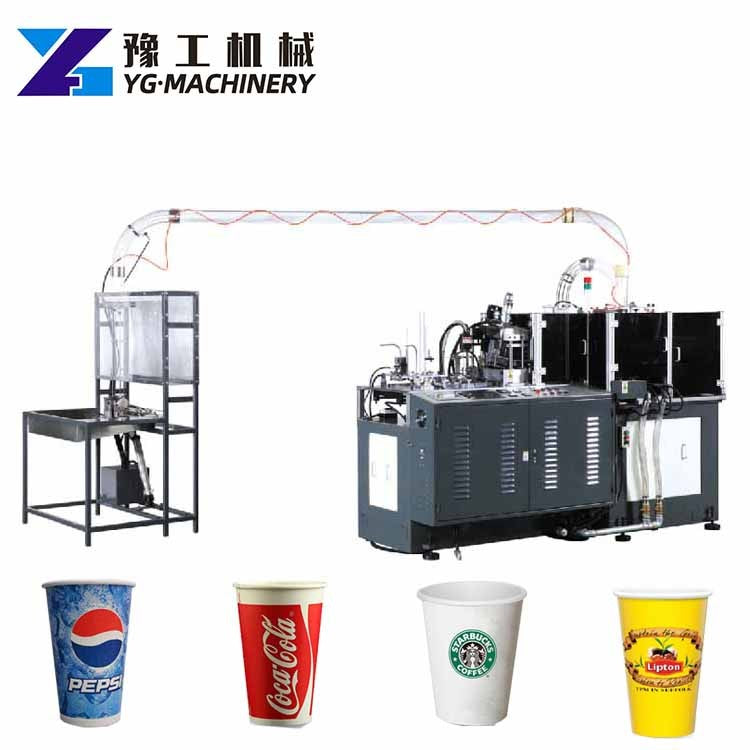 Professional Manufacturer Automatic Coffee Tea Cup Making Machine Price Paper Cup Forming Machine 90 Pcs/min Production Capacity