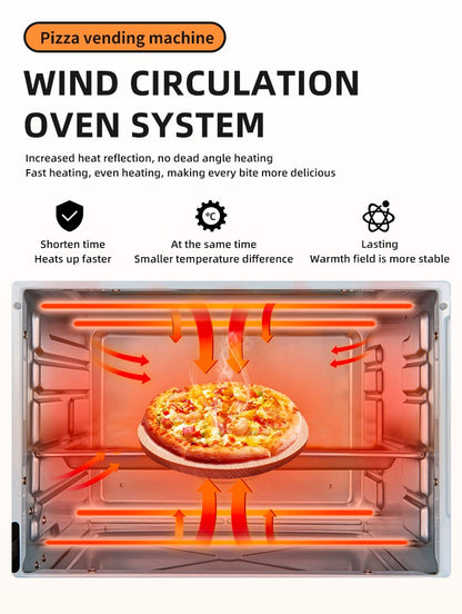 Outdoor Pizza Vending Machine for Sale 69 Pcs 12 Inch Pizza Full Automatic Outside Vending Machine Good Quality