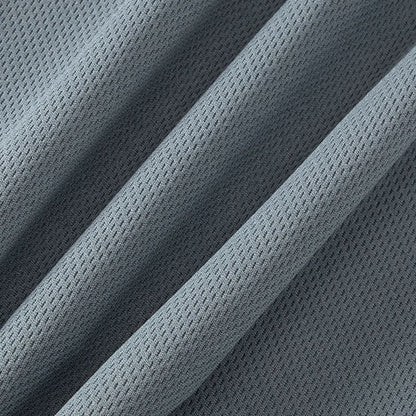 2-Piece Men's Summer Quick drying Sports Suit Loose And Breathable Short Sleeved T-shirt Running And Fitness Black Pocket Shorts