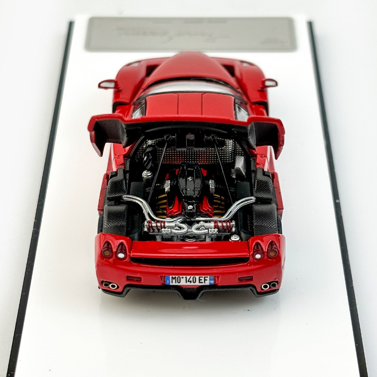 Rei Modelo 1:64 Edição Enzo Figura Simulação Liga Abre-Tampa Miniatura Die-Cast Carro Modelo Personalizado Brinquedos Presente Ornamento Colecionável