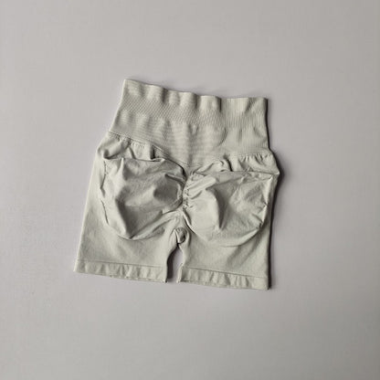 Peach Hip Lifting Sports Shorts Women High Waist and Waist Tightening Slimming Running Hip Speed Drying Three Point Tight Pants