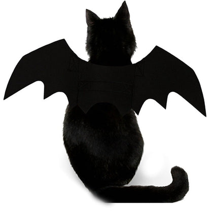 Atacado Fantasia de Cosplay de Gato Fofo Asas de Morcego Cinto de Segurança Role Playing Pet Gato Cachorro Decoração de Festa de Halloween Suprimentos