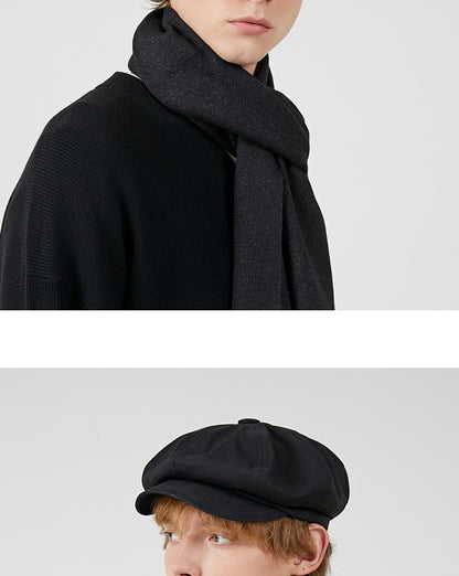 Beret Men's Fashion Spring and Summer Versatile Newsboy Cap Painter's Cap British Vintage Hat Octagonal Cap for Men and Women