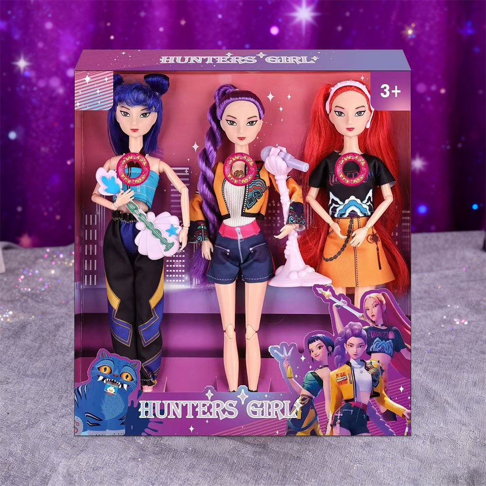 2026 NOVO Anime KPop Caçadores de Demônios Boneca de Vinil Brinquedo Rumi Mira zoi Personagem Máscara de Vinil Estatueta Presente de Aniversário Presentes para Fãs de Clubes