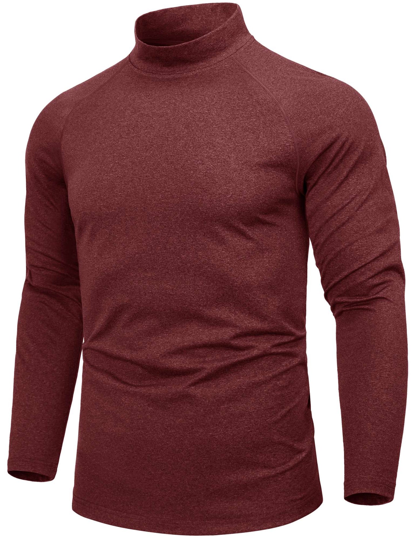 TACVASEN Men's Thermal Shirts Long Sleeve Micro-fleece Fleece Lined Base Layer Undershirts Athletic Warm Winter Workout Top