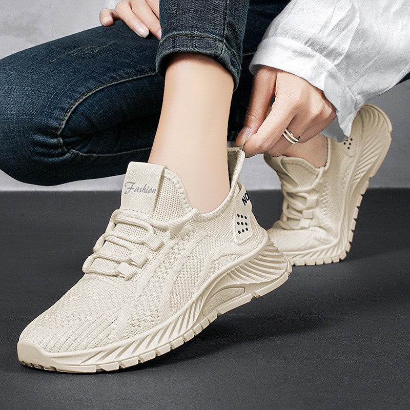 ?Sapatos Femininos Verão 2025 Tênis Casual Malha Respirável Leve Acessível Frete Grátis?