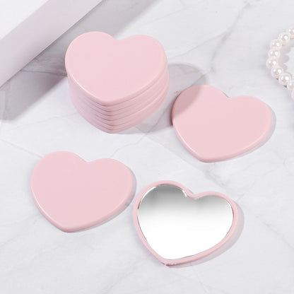10Pcs Heart Shaped Mini Mirrors Suitable for Wedding Birthday Party Holiday Gifts for guest Christmas Home Decoration Supplies