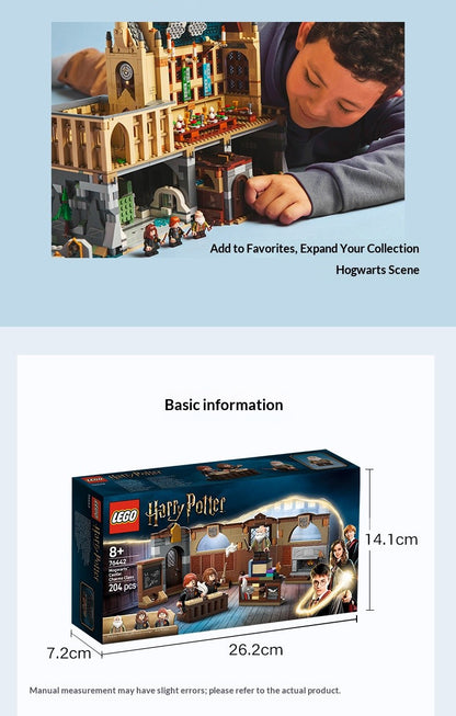 Blocos de montar Lego Castelo de Hogwarts 76445 Fênix de Dumbledore 76448 brinquedos infantis de montar presentes de Natal