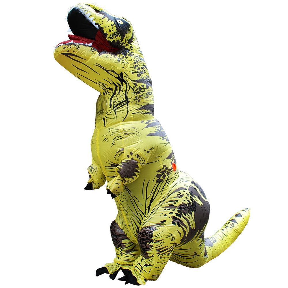 T-Rex Dinosaur Inflatable Costume Purim Halloween Party Cosplay Fancy Suits Mascot Cartoon Anime Dress for Adult