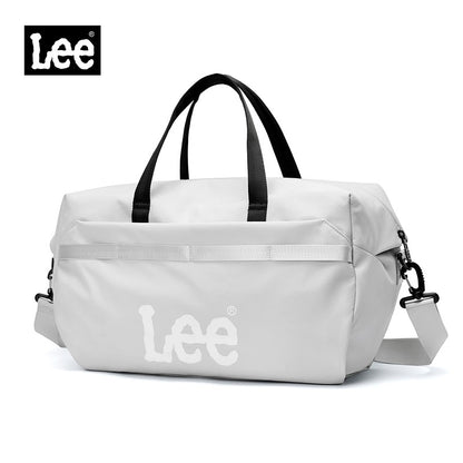 LEE Business Fitness Travel Bag Large-Capacity Shoulder Bag Men Women Duffle Bag Waterproof Oxford Leisure Traveling Sports Use