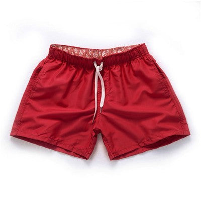 Breathable Quick Dry Men's Casual Beach Shorts Summer Swimming Trunks Adjustable
