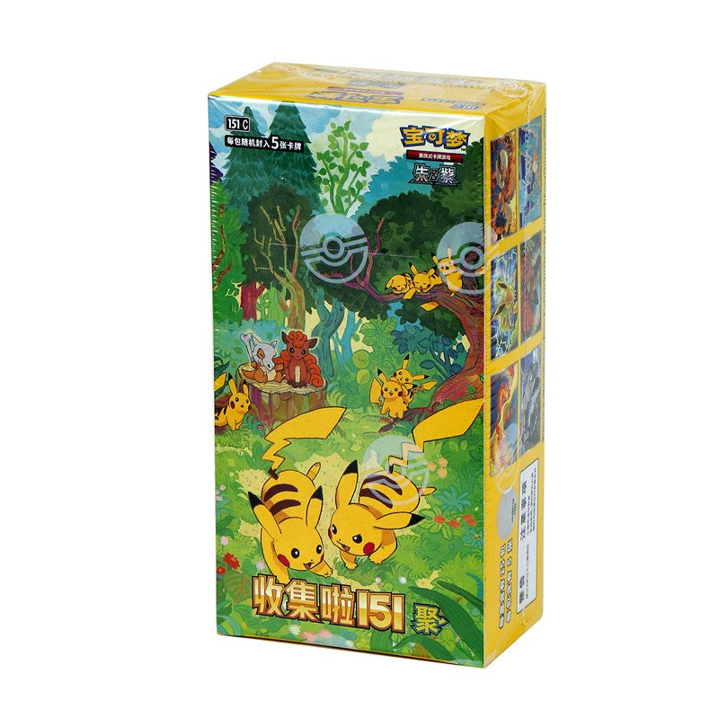 Cartas Pokémon Originais 151C Gathering Surprise Hope Psyduck Vol.3 Ganger PTCG: Coleção Booster Chinês Scarlet & Violet Presente