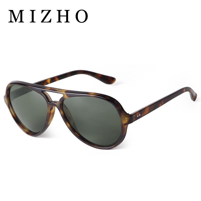 MIZHO 4125 Trendy Women Sunglasses Unisex Brand Designer Plastic Pilot Polarized UV Protector Sun Glasses Ladies