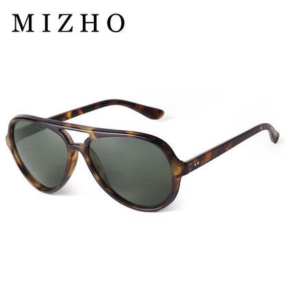 MIZHO 4125 Trendy Women Sunglasses Unisex Brand Designer Plastic Pilot Polarized UV Protector Sun Glasses Ladies