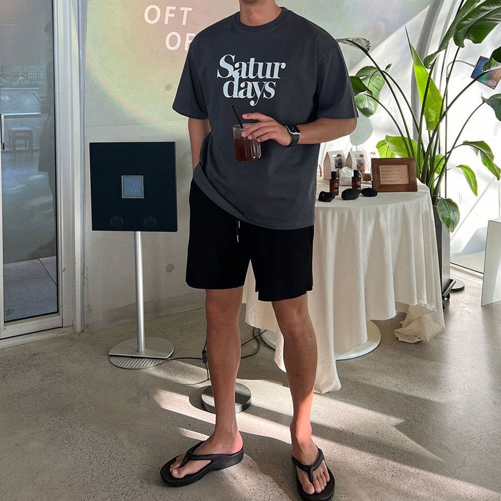 Men's Summer Quick Dry Breathable Gym Fitness Sports Running Ruffled Casual Shorts Workout Jogger Short Pants Loose Sweatpants