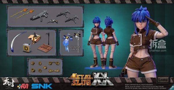 TUNSHI STUDIO Original Metal Slug Series Boneca de Pano de 6 polegadas Leona Clara Ralph Action Figura de Mobilidade Articulada Modelo de Brinquedos Presentes