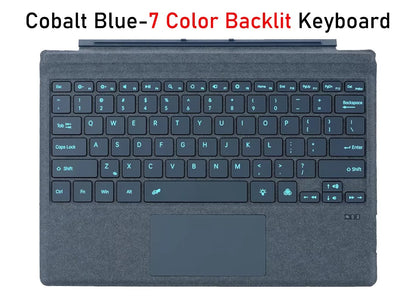 Wireless Bluetooth Keyboard For Microsoft Surface Pro 3 4 5 6 7 7+,Detachable Slim Type Cover Keyboard Trackpad For Surface Pro