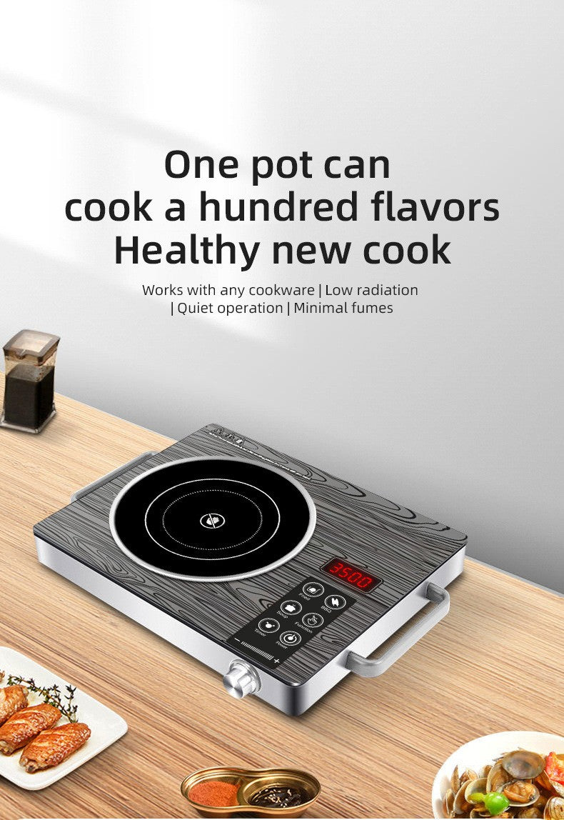 3500W High-Power Electric Ceramic Stove Induction Cooker Multifunctional Household Electronic Kitchen Appliance