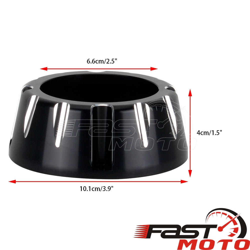 Motorcycle 2-into-1 Exhaust Mufflers Tip End Cap For Harley Softail Low Rider ST FXLRST FXLR FXLRS Standard FXST Street Bob FXBB