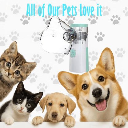 Pet Portable Nebulizer Machine Medical Atomizer Nebuliser Inhalator for Animal Silent Inhaler Humidificador Nebulizador