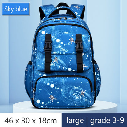 Mochila Ergonômica de Suporte Confortável para Coluna, para Livros Infantis do Ensino Fundamental e Médio Meninos Leve