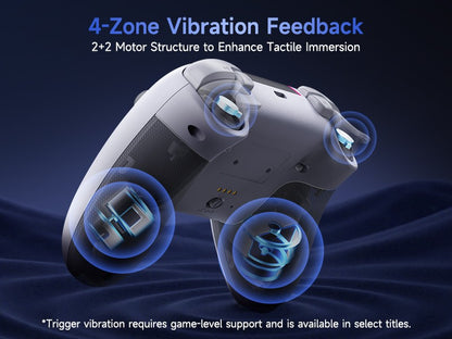 EasySMX X05 Pro Wireless Gaming Controller with Hall Joysticks, 1000Hz Polling Gamepad for PC Nintendo Switch Android and iOS