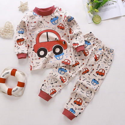 Cute Minnie Little Girl's Set 2024 Children's Cartoon baby girls clothes Spring Baby boys clothes Toddler Print kids clothes Set
