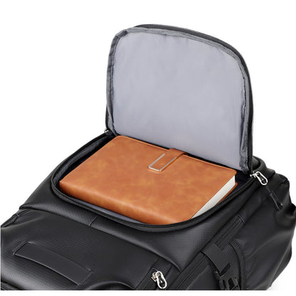 Business backpack, laptop backpack, travel bag, black, large capacity, suitable for different scenarios