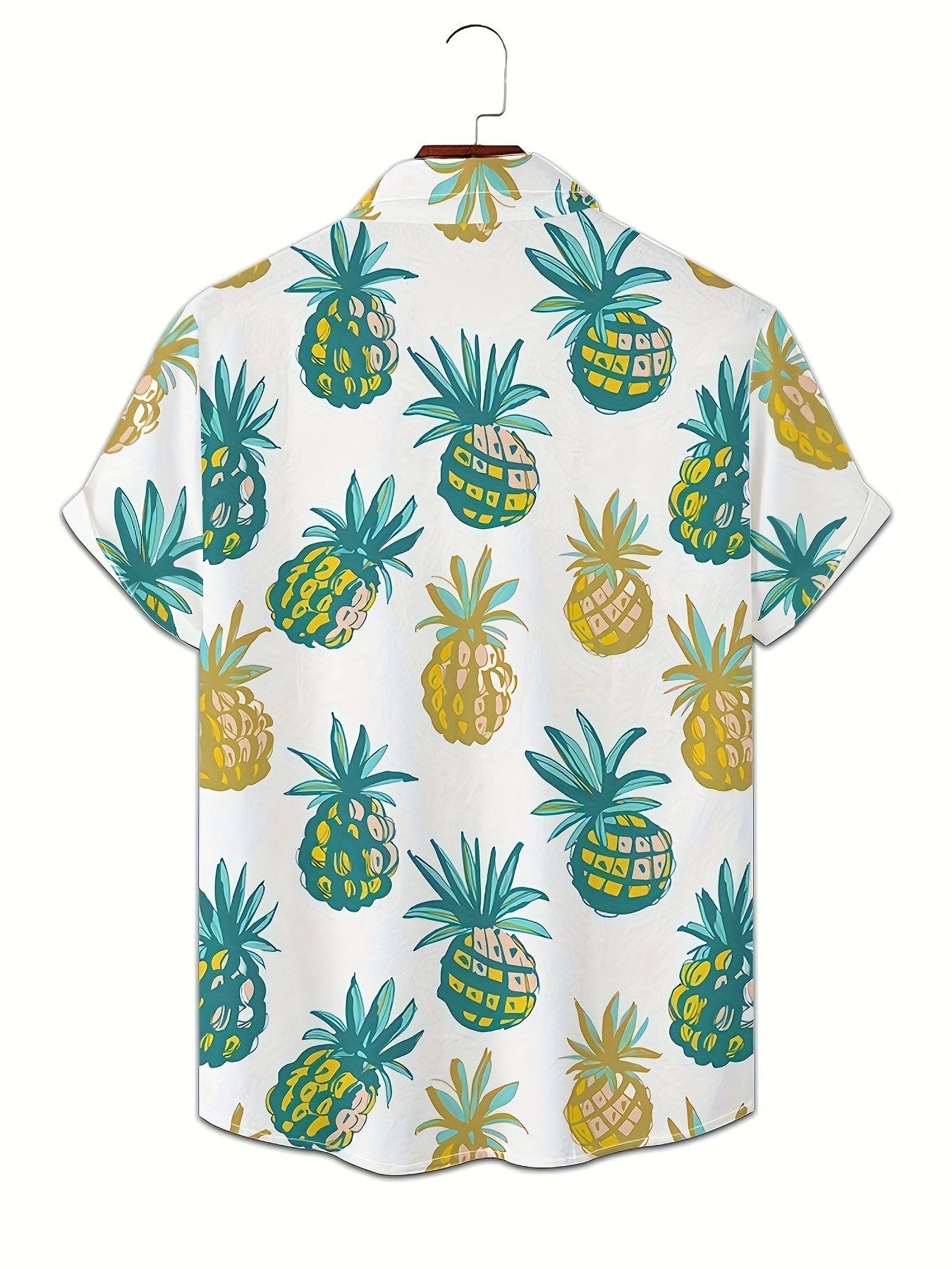 Fruit 3D Printed Fashion Men's Shirt Lemon Banana 3D Printed Summer Short Sleeve Hawaiian Shirt Beach Holiday Cool Casual Tops