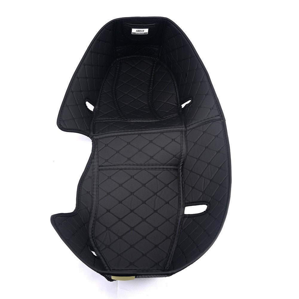 Forro de almofada de assento de motocicleta para Honda Forza350 ADV350 Forro de almofada de armazenamento de PU à prova d'água para balde de assento