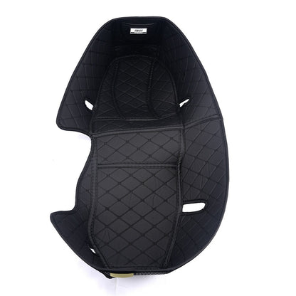 Forro de almofada de assento de motocicleta para Honda Forza350 ADV350 Forro de almofada de armazenamento de PU à prova d'água para balde de assento