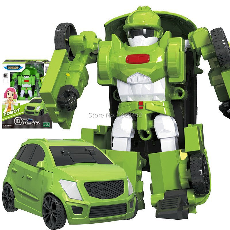 Mini Robô de Transformação Tobot Brinquedos Coreanos Desenhos Animados Irmãos Anime Tobot Deformação Carro Avião Brinquedos para Crianças Presente