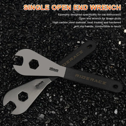 Chave de Pedal de Bicicleta RIDERACE 15mm Durável para Cubos de MTB Bicicleta de Montanha Ferramenta de Instalação Remoção Chave Inglesa Reparo de Ciclismo de Estrada