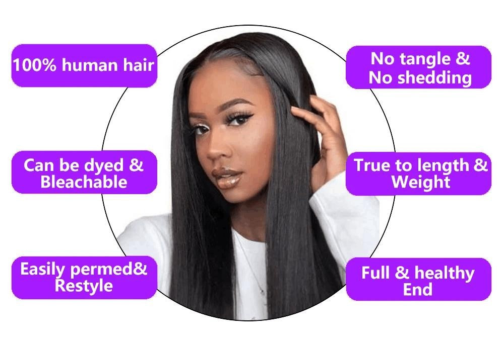 Cabelo Humano Loiro 613 Pacotes Lisos 613 1/3/4 Peças Pacotes 34 36 38 40 Polegadas Grau 12A Extensões de Cabelo Remy Virgem