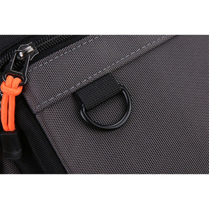 Men's crossbody bag with adjustable shoulder straps, multifunctional single shoulder bag for daily commuting, casual outdoor bag