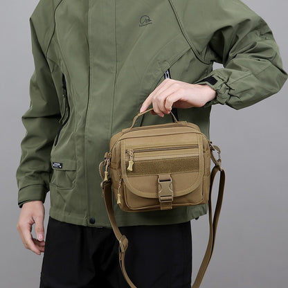 Tactical Messenger Pouch Men's Vintage Camouflage Army Crossbody Bag Nylon Single Shoulder Bag Chest Pack Sling Hunting Bag