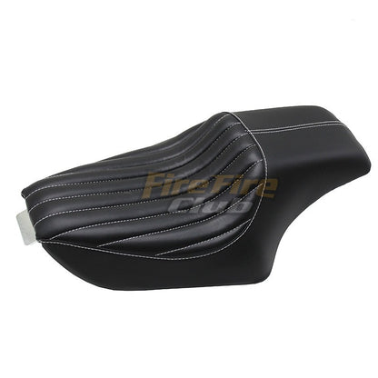 Banco de Couro PU para Motocicleta, Assento Dianteiro e Traseiro para Piloto e Passageiro Harley Sportster XL iron 883 1200 48 Forty-eight 2004-2016