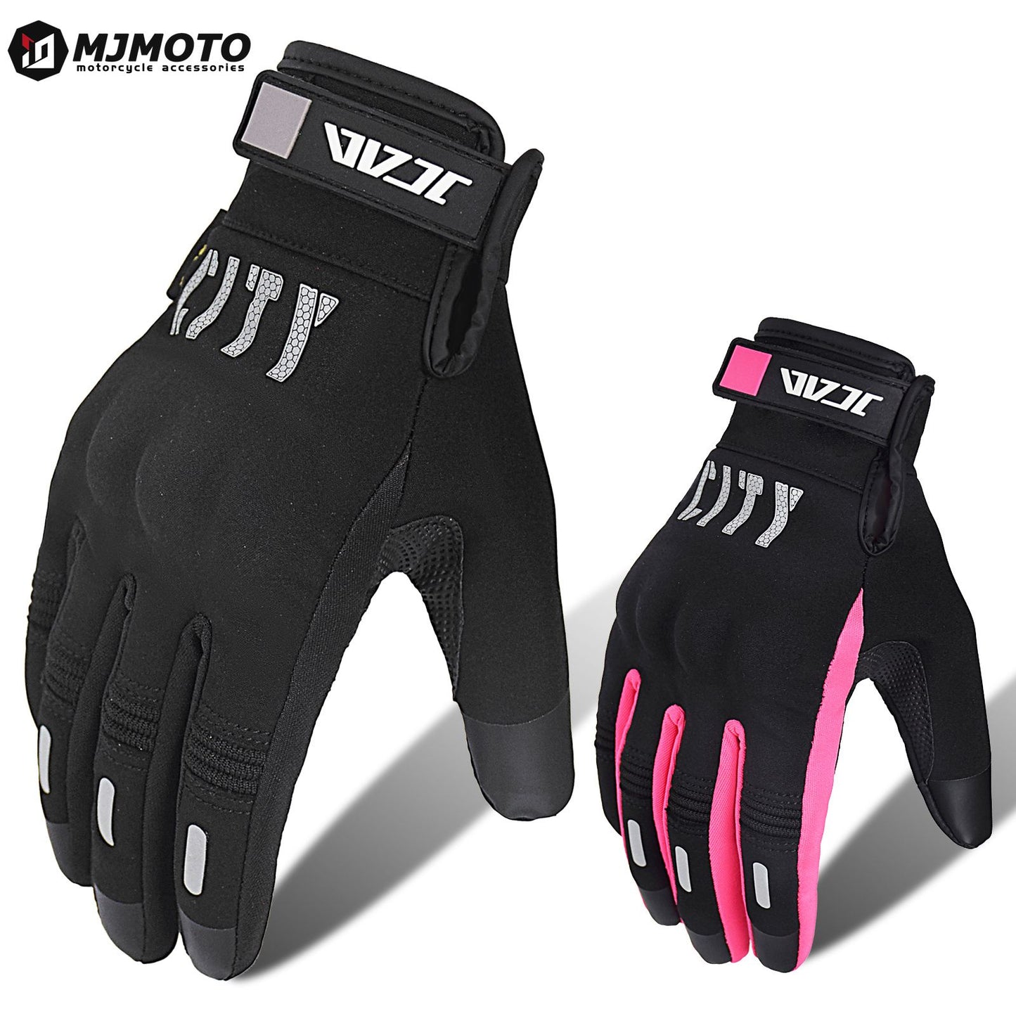 Luvas de motocicleta City Riding Luvas de corrida de moto à prova de vento e à prova d'água para primavera e outono para homens e mulheres Luva de motociclista com tela sensível ao toque