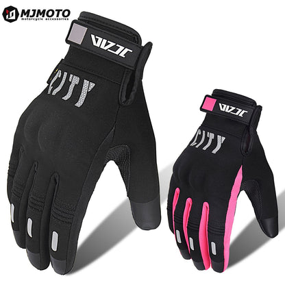 Luvas de motocicleta City Riding Luvas de corrida de moto à prova de vento e à prova d'água para primavera e outono para homens e mulheres Luva de motociclista com tela sensível ao toque