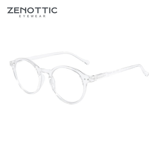 ZENOTTIC 2025 Retro Reading Glasses Anti Blue Light Blocking Readers Fashion Lightweight Eyeglasses Women Men Diopter 0 to 4.0