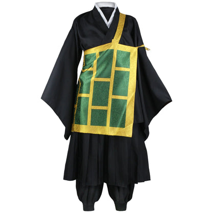 Geto Suguru Cosplay Costume Black Blue Kimono School Uniform Anime Clothe Halloween Costumes For Women Man