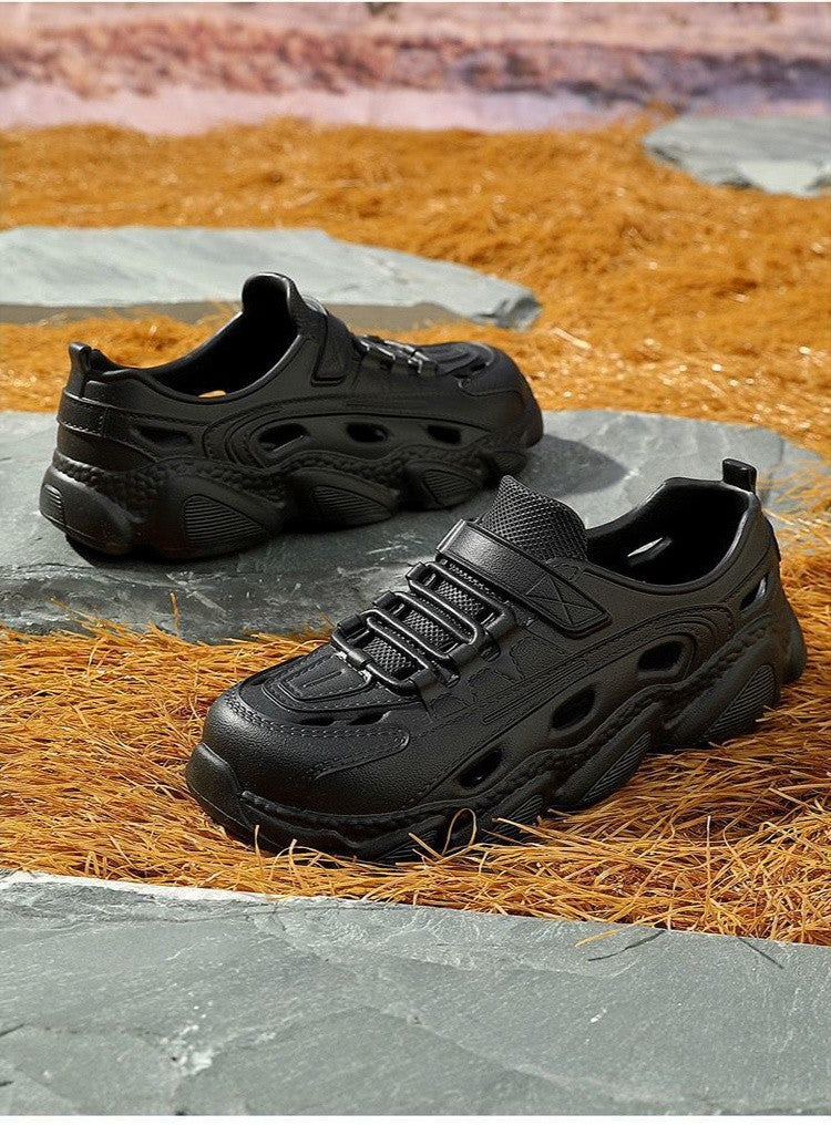 Summer Men's Super Light Sandals Waterproof Sneakers Slip On EVA Thick Sole Slides Fishing Driving Outdoor Jogging Flat Shoes