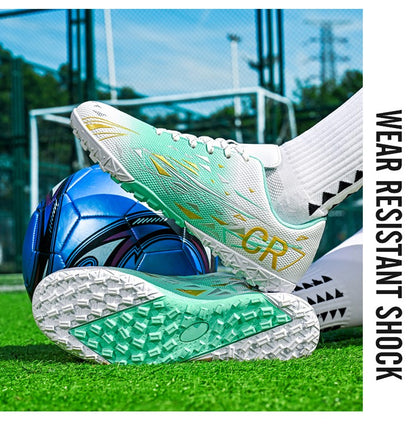 New Men Professional Soft Football Boots Sneakers Match Soccer Shoes Ultralight Futsal High-quality TF/FG Unisex Hot Sale Cleats