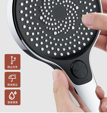 135mm Large Flow High Pressure Shower Head 3 Modes Adjustable Spray Nozzles Water Saving Showerhead Faucet Bathroom Accessories