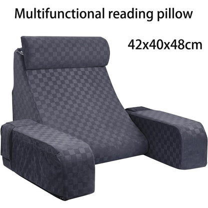 Home Bed Reading Pillow Cushion Adjustable Adult Headrest Pillow Perfect for Watching TV Reading Gaming or Resting Decoration ??